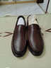 意爾康男鞋商務(wù)休閑一腳蹬皮鞋舒適休閑豆豆鞋  97150W 棕色    41    曬單實(shí)拍圖