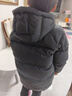 伯希和（Pelliot）800蓬長(cháng)款羽絨服兒童保暖防風(fēng)男女鵝絨服冬季外套135408031黑150 曬單實(shí)拍圖