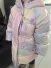 迪士尼女童加厚羽絨服2026秋冬季新款兒童保暖童裝中長(cháng)款寶寶羽絨外套 曬單實(shí)拍圖