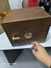 初心木質(zhì)防氧化首飾盒收納盒新婚禮物輕奢黃金飾品盒新年圣誕禮物 防氧化首飾盒(橫款帶鎖) 曬單實(shí)拍圖