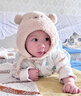圖涂丫嬰兒帽子秋冬季男女寶寶護耳帽嬰幼兒童小月齡毛絨帽純棉里襯保暖 大耳熊-奶油米【A類(lèi)母嬰級-棉質(zhì)】 大碼:彈力帽圍(44-50cm）建議1-3歲 曬單實(shí)拍圖