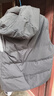 雪中飛羽絨馬甲男短款連帽新品百搭寬松舒適90絨保暖防寒可外穿無(wú)袖外套 曬單實(shí)拍圖