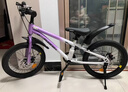 鳳凰（Phoenix）兒童自行車(chē)腳踏車(chē)自行車(chē)3-6-10-18歲童車(chē)雙碟剎帶輔助輪18寸紫色 曬單實(shí)拍圖