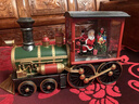 五月家圣誕節禮物音樂(lè )盒火車(chē)頭八音盒裝飾擺件玩具送兒童生日禮物水晶球 曬單實(shí)拍圖