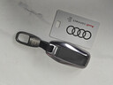 迪加倫金屬 新款奧迪A5L專(zhuān)用汽車(chē)鑰匙套 Q6Letron鑰匙包殼 灰+真皮掛扣 曬單實(shí)拍圖