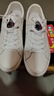 洛克華菲（Rock Fairwhale）男鞋秋季透氣潮鞋2024新款板鞋男頭層牛皮小白鞋男休閑男士白鞋 白色 42 曬單實(shí)拍圖