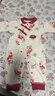優(yōu)奇嬰兒衣服連體衣新生兒滿(mǎn)月白天哈衣寶寶周歲春秋純棉衣服外出 曬單實(shí)拍圖
