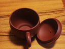 蘇砂畫(huà)詣紫砂杯原礦大紅袍斗笠杯功夫茶具辦公泡茶杯家用小容量女士茶水杯 曬單實(shí)拍圖