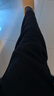 凡客誠品（VANCL）秋冬季休閑直筒運動(dòng)男士百搭長(cháng)褲男裝 黑色 3XL （建議155-170斤） 曬單實(shí)拍圖