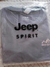 JEEP SPIRIT吉普純棉男士短袖t恤夏季山系復古休閑男款半袖220G重磅寬松體恤 曬單實(shí)拍圖