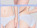 好奇蜜斯【芭比聯(lián)名·南妮內褲】3條98 無(wú)痕性感低腰女蕾絲舒適純欲三角褲 日光白 L 曬單實(shí)拍圖