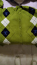 初語(yǔ)復古菱格提花針織衫女2026春季新款學(xué)院風(fēng)開(kāi)衫上衣 橄欖綠   XL 曬單實(shí)拍圖