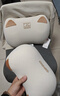 米湯（rice soup）汽車(chē)頭枕腰靠套裝護頸枕天然乳膠7A抗菌車(chē)用車(chē)載靠枕頭護腰背靠墊 曬單實(shí)拍圖