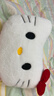 hellokitty抱枕可愛(ài)貓頭毛絨床頭車(chē)載靠墊靠枕沙發(fā)午睡枕頭生日禮 38厘米Kitty貓 曬單實(shí)拍圖