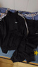 【一折專(zhuān)區】男裝運動(dòng)套裝秋季新款男士運動(dòng)服外套衛衣休閑跑步服 黑色套裝 105 XL 125-140斤 曬單實(shí)拍圖