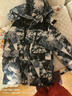 雪中飛新款童裝兒童羽絨服男童中大童拼接迷彩加厚羽絨服中灰幾何150 曬單實(shí)拍圖