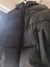 鴨鴨（YAYA）【石墨烯高充絨】新國標羽絨服男短款2025年連帽休閑防寒保暖外套 黑色 【升級版 石墨烯內里】 M 170 曬單實(shí)拍圖
