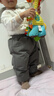 巴拉巴拉balaOne童裝寶寶羽絨褲男童工裝褲冬季2025新款長(cháng)褲三防 褐灰狗狗20841-灰鴨絨 90 充絨量34g 曬單實(shí)拍圖