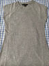 UR秋季新款女裝氣質(zhì)輕熟修身顯瘦純色短袖T恤UWM440003 花灰 S 曬單實(shí)拍圖