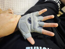 雷博（LAYPOO）單杠手套兒童引體向上中考訓練男女童運動(dòng)戶(hù)外騎行防滑防起繭護具 練習單杠必備-星空灰【貼合護手丨加厚掌墊】 M（適合12-16歲） 曬單實(shí)拍圖