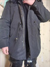 皮爾卡丹（pierre cardin）海寧派克服皮草大衣外套男款皮毛水貂絨獺兔毛內膽中長(cháng)款冬季 灰色內膽-中長(cháng)款 XL 建議115-130斤 曬單實(shí)拍圖