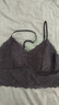 ubras無(wú)尺碼舒服蕾吊帶背心無(wú)痕性感蕾絲文胸內衣女 V領(lǐng)款-黑色 均碼 U A-C杯/100-130斤 曬單實(shí)拍圖