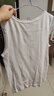三槍兩件裝春夏圓領(lǐng)蕾絲簡(jiǎn)約休閑無(wú)袖背心女士修身純棉打底衫坎肩汗衫 特白+淺麻灰 XL 曬單實(shí)拍圖