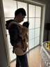 ERGObaby二狗背帶嬰兒抱娃神器四季透氣外出旅行遛娃神器breeze解放雙手 Omni Deluxe自然米色送口水巾 曬單實(shí)拍圖