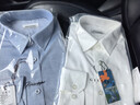 喬治白【免燙】襯衫白色純棉男士長(cháng)袖商務(wù)正裝純色品牌高紗支純白襯衣 白色QCC6C01488 41 曬單實(shí)拍圖