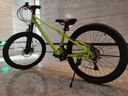 優(yōu)貝兒童自行車(chē)10-14歲學(xué)生青少年山地鋁合金變速車(chē) 皇冠 熒光綠24寸 曬單實(shí)拍圖