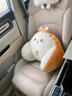 妙天下2026新款汽車(chē)頭枕護頸枕冰豆豆靠枕頭卡通可愛(ài)車(chē)內用腰靠墊套裝女 可愛(ài)大鼻狗-頭枕+腰靠【冰感豆 豆】 曬單實(shí)拍圖
