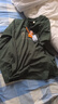 季言長(cháng)袖t恤男2025新款純棉圓領(lǐng)印花潮牌秋冬上衣 男款超好看打底衫 墨綠色 L （適合130-145斤） 曬單實(shí)拍圖