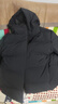 京東京造【無(wú)縫鵝絨服】羽絨服男女情侶連帽冬季新款加厚保暖外套黑色2XL 曬單實(shí)拍圖