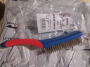 彩弘 短柄不銹鋼絲刷 打磨文玩核桃金剛清除鐵銹生蠔燒烤網(wǎng)架清潔刷子 曬單實(shí)拍圖