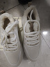 鴻星品尓克加絨女鞋冬季2025新款老爹鞋厚底小白鞋運動(dòng)休閑鞋雪地二棉鞋 米卡L8821-1加絨 41 曬單實(shí)拍圖