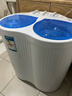 長(cháng)虹4.5KG雙桶洗衣機雙缸半自動(dòng)家用出租房宿舍小型迷你寶寶嬰兒童洗脫一體強力甩干抑菌除螨 藍色【升級款】洗脫兩用+抑菌除螨+不銹鋼脫水桶 曬單實(shí)拍圖