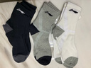 李寧襪子運動(dòng)襪（6雙）男女跑步中筒襪運動(dòng)襪羽毛球襪棉襪透氣生活襪 曬單實(shí)拍圖