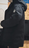 京東京造【進(jìn)口極寒95鵝絨服】羽絨服男外套女冬季新款中長(cháng)款 曜石黑 M 曬單實(shí)拍圖