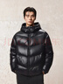 杰克·瓊斯（JACK&JONES）男裝冬季純黑色蓬松度700+亮光加厚寬松連帽羽絨服男225412031 曬單實(shí)拍圖