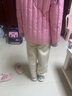 迪士尼（Disney）女童休閑褲秋冬款兒童運動(dòng)褲加絨加厚奧利絨褲子瘋狂動(dòng)物城 白130 曬單實(shí)拍圖
