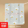 嬰兒童隔尿墊防水可洗寶寶可水洗姨媽墊月經(jīng)透氣雙面隔夜床墊單 灰小白兔 100*150cm 曬單實(shí)拍圖