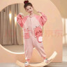 loopy女童連體睡衣女孩純棉露比春秋長(cháng)袖可愛(ài)兒童睡袋夏季防著(zhù)涼 【連體長(cháng)袖】L056海貍 140 【16碼】135-145CM 50-60斤 曬單實(shí)拍圖