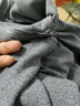 德絨加絨加厚假兩件收腹提臀打底褲女秋冬彈力保暖高腰小腳褲 灰色 4XL 【建議140-160斤】 曬單實(shí)拍圖