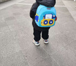 愛(ài)貝迪拉幼兒園書(shū)包兒童男女童男孩女孩外出背包小孩寶寶恐龍雙肩包防走失 曬單實(shí)拍圖