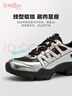 金利來(lái)（Goldlion）【白雨露同款】女鞋厚底機能老爹鞋運動(dòng)休閑鞋女G688440267銀色35 曬單實(shí)拍圖