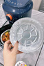 DEATKN德國空氣炸鍋錫紙碗食品級家用方形圓形盤(pán)烤箱烘焙燒烤專(zhuān)用一次性 6寸圓形 50只 曬單實(shí)拍圖