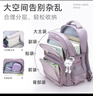 未來(lái)星書(shū)包初中生大容量輕便減負雙肩包女護脊休閑小學(xué)生背包男 藕粉 曬單實(shí)拍圖