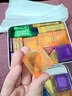澳夢(mèng)星兒童磁力片積木玩具早教拼裝彩窗鉆面磨砂小磁力片生日禮物禮盒 禮盒款便攜mini款【73片】收納袋+教程 曬單實(shí)拍圖