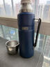 唯水保溫杯大容量保溫壺家用2026新款1.4升316L不銹鋼戶(hù)外便攜車(chē)載壺 【機械顯溫 保溫保冷兩用】藍色1400ML 曬單實(shí)拍圖