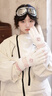 棉之園（COTTON GARDEN）三麗鷗滑雪手套女士冬季hellokitty騎行御寒防風(fēng)女生款保暖棉冬天 hellokittyA款-成人款【正版授權】 曬單實(shí)拍圖